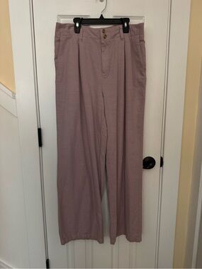 LC Lauren Conrad Wide-Leg Chinos - Mauve